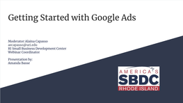 Getting Started with Google Ads