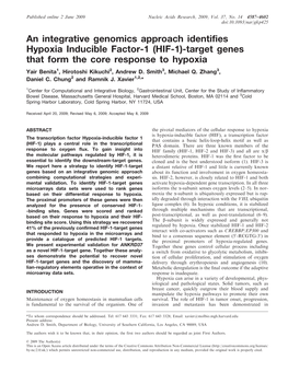 Nucleic Acids Research, 2009, Vol