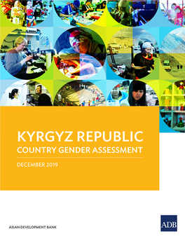 Kyrgyz Republic Country Gender Assessment