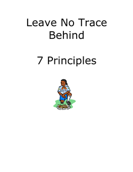 Leave No Trace Behind Full Packet