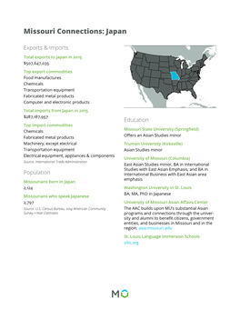 Missouri Connections: Japan