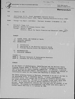 FIGURES 1-3 ANNEX A; National Inventory of Contraceptive