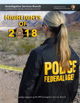 2018 Highlights of Investigative Services Branch