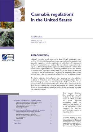 Cannabis Regulations in the United States