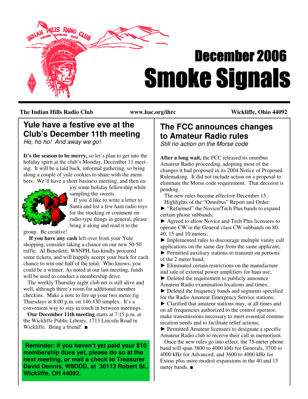 Dec 2006 Smoke Signals.Pub