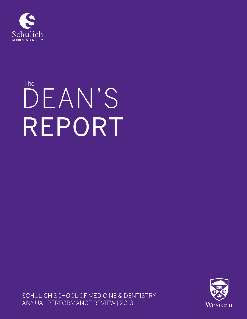Dean's Report 2013
