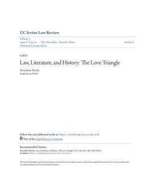 The Love Triangle Bernadette Meyler Stanford Law School