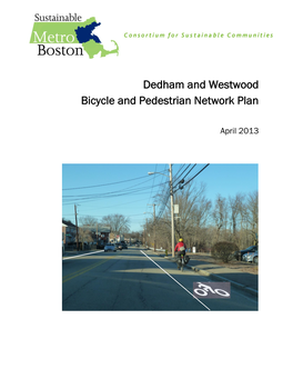 Dedham and Westwood Bicycle and Pedestrian Network Plan