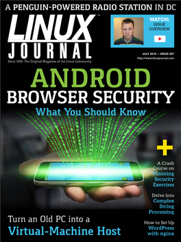 Linux Journal | July 2016 | Issue