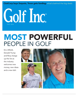 GOLF INC. 2014 Most Powerful People in Asia