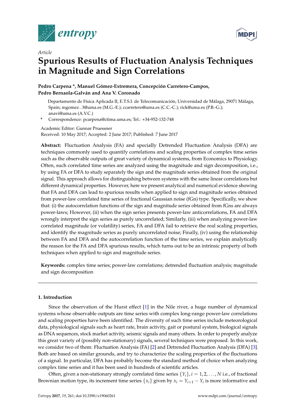 Spurious Results of Fluctuation Analysis Techniques in Magnitude and Sign Correlations