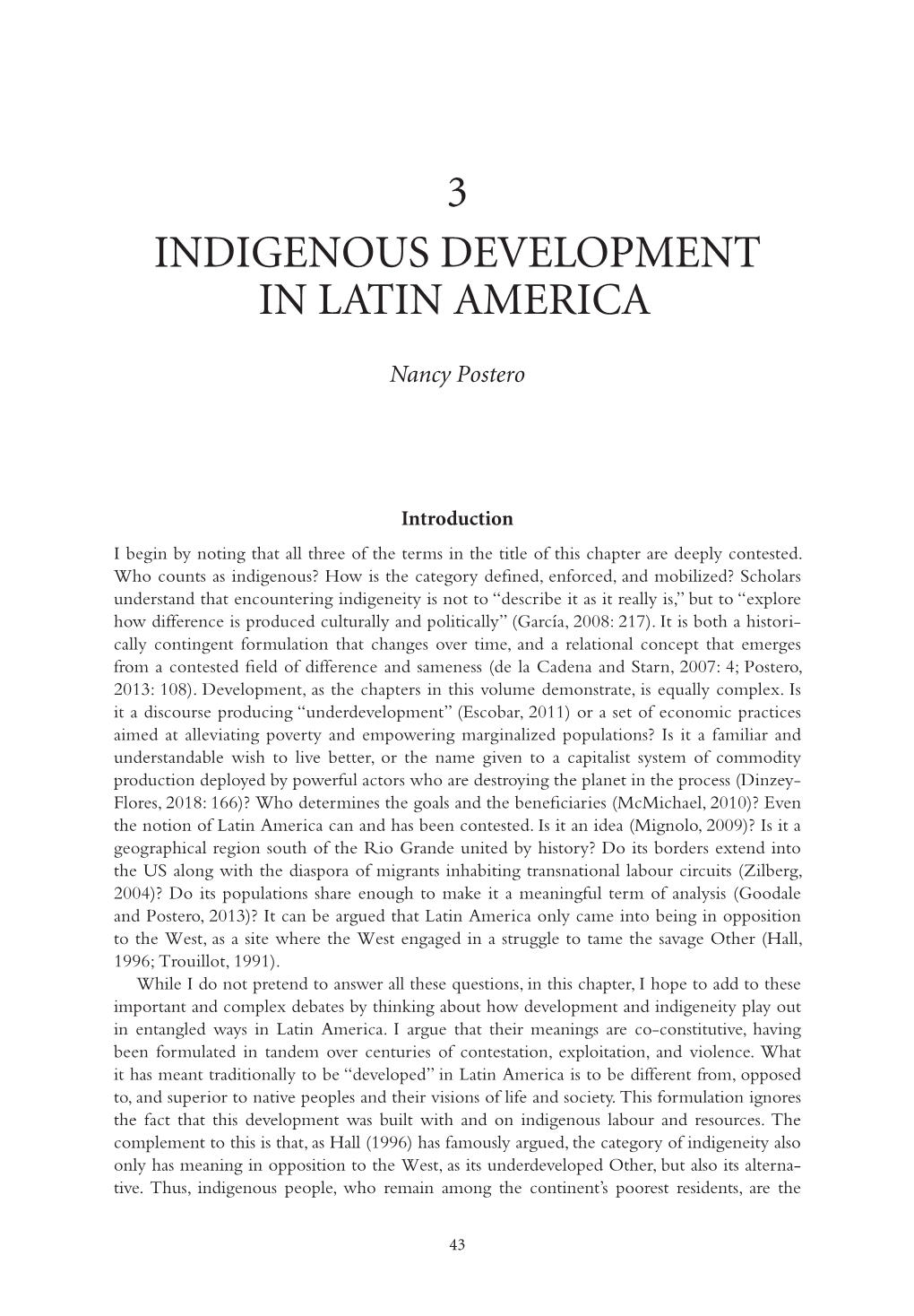 3 Indigenous Development in Latin America