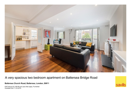 A Very Spacious Two Bedroom Apartment on Battersea Bridge Road