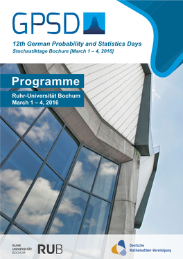 Programme Ruhr-Universität Bochum March 1 – 4, 2016 2016 March 1 – 4 | Bochum, Germany AUDIMAX | EXHIBITIONPLAN CONTENT