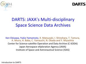 DARTS: JAXA's Multi-Disciplinary Space Science Data Archives