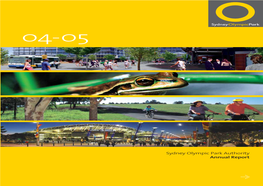 Sydney Olympic Park Authority Annual Report 2004-2005