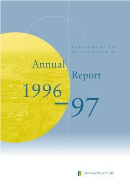 Department of Infrastructure Annual Report 1996-1997