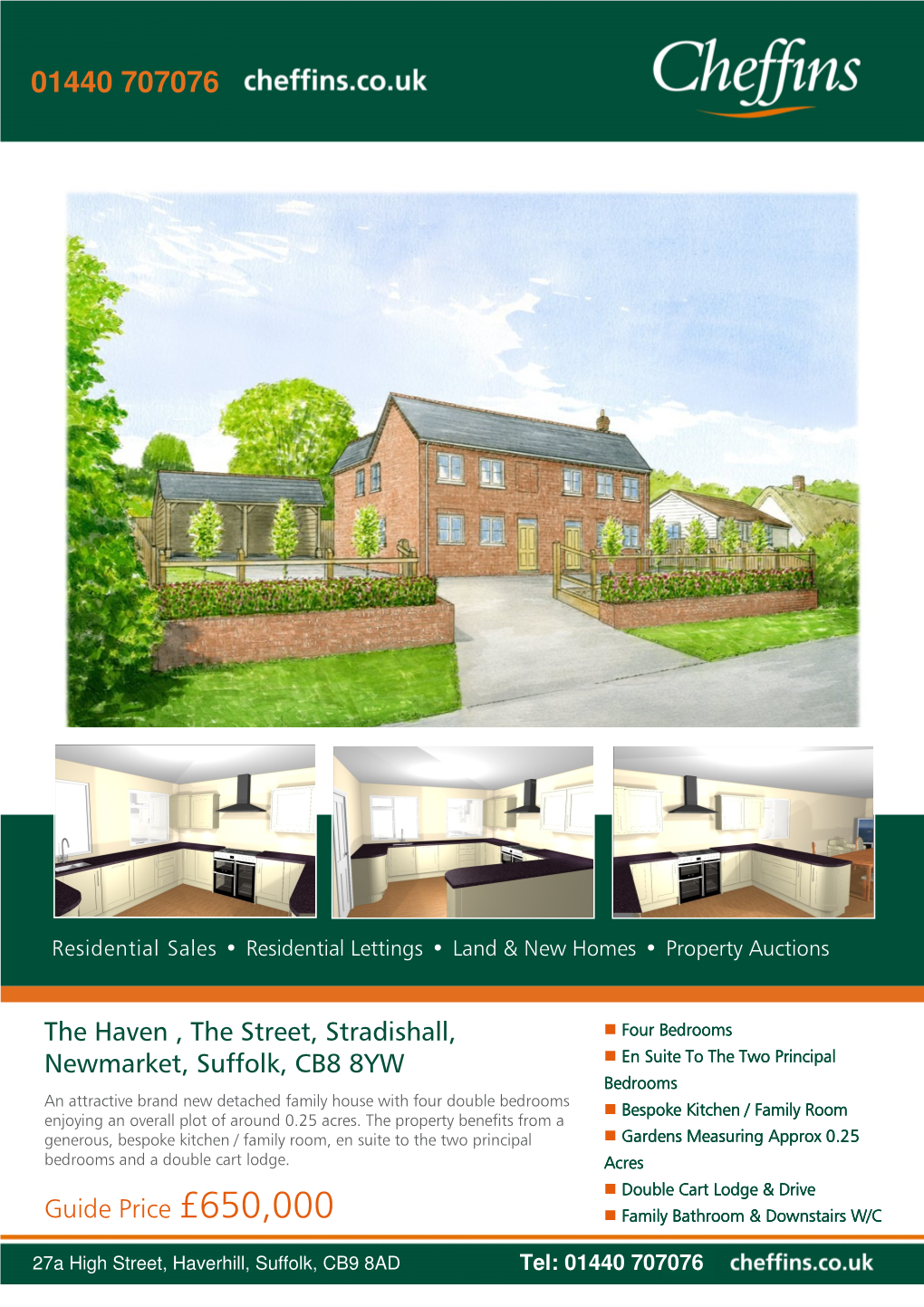 The Haven , the Street, Stradishall, Newmarket, Suffolk, CB8 8YW