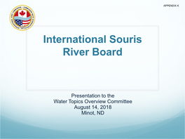 International Souris River Board