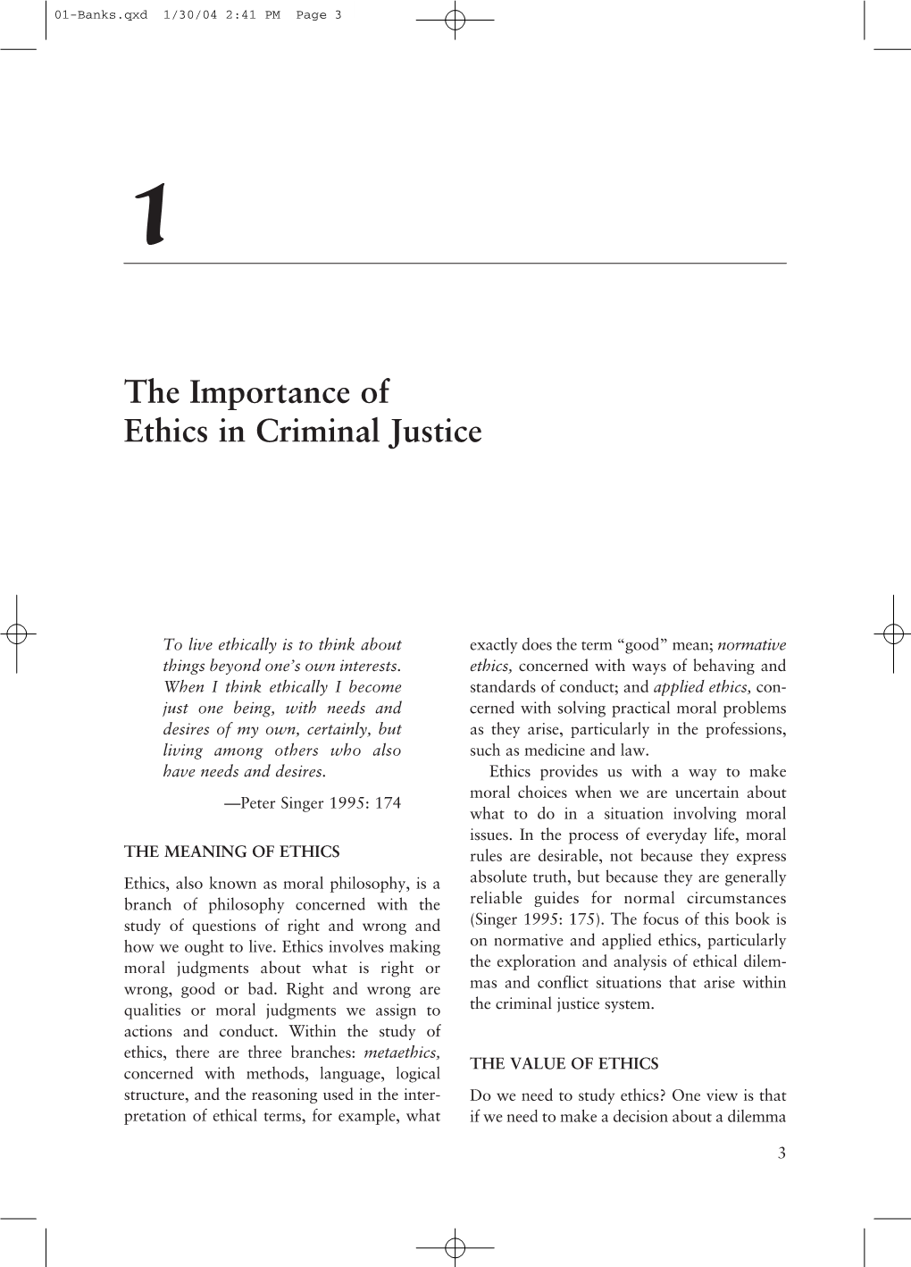 Criminal Justice