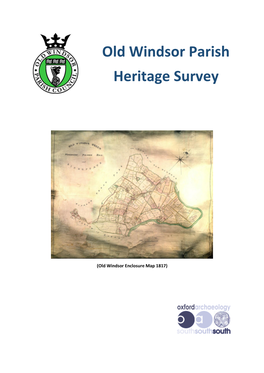 Old Windsor Parish Heritage Survey