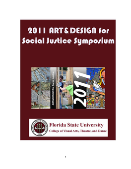 2010 Art & Design for Social Justice Symposium