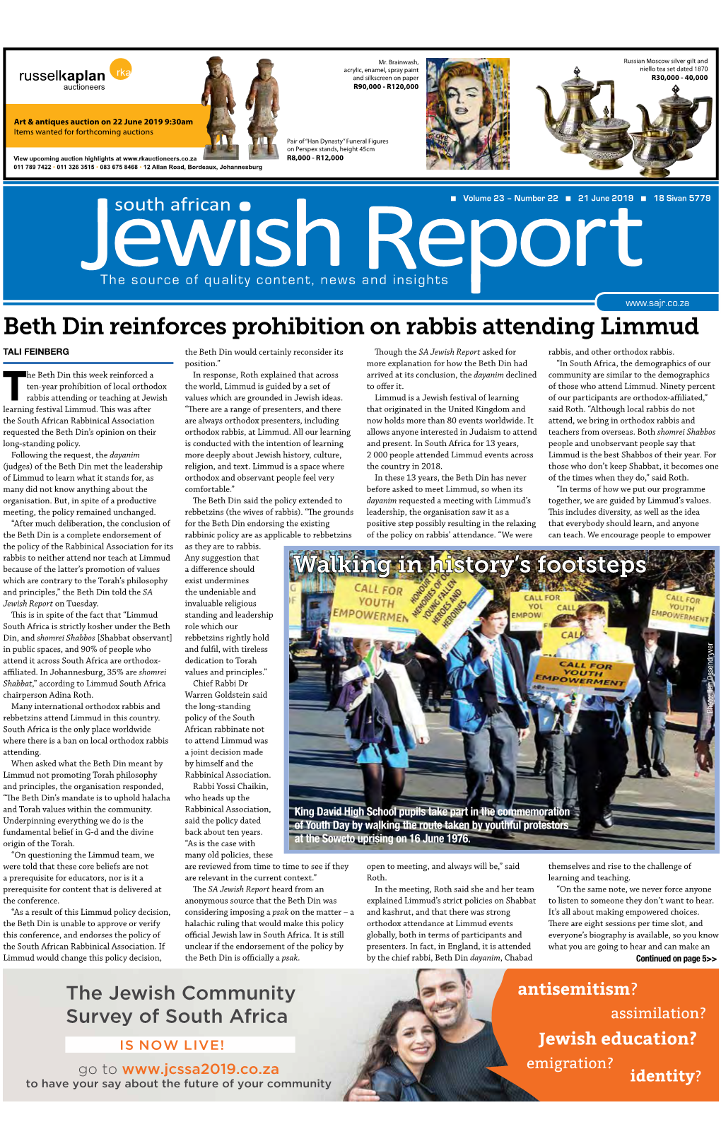 Beth Din Reinforces Prohibition on Rabbis Attending Limmud Walking In