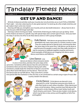 3-5 Rhythm and Dance 1