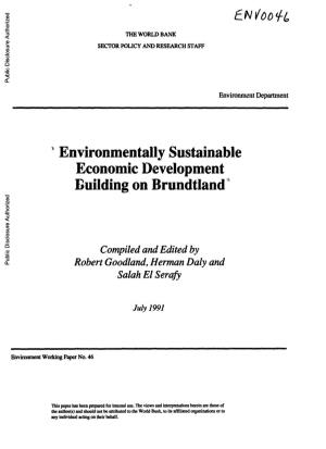 Environmentally Sustainable