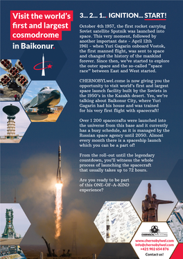 Visit the World's First and Largest Cosmodrome in Baikonur