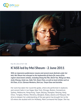 K'ass Led by Mei Sheum - 2 June 2011