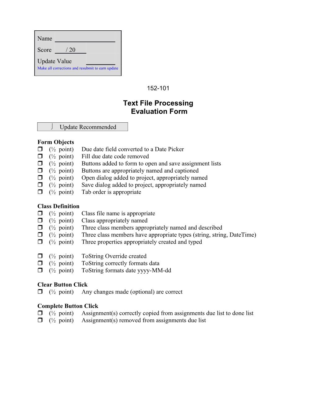 Programming Logic - Intermediate