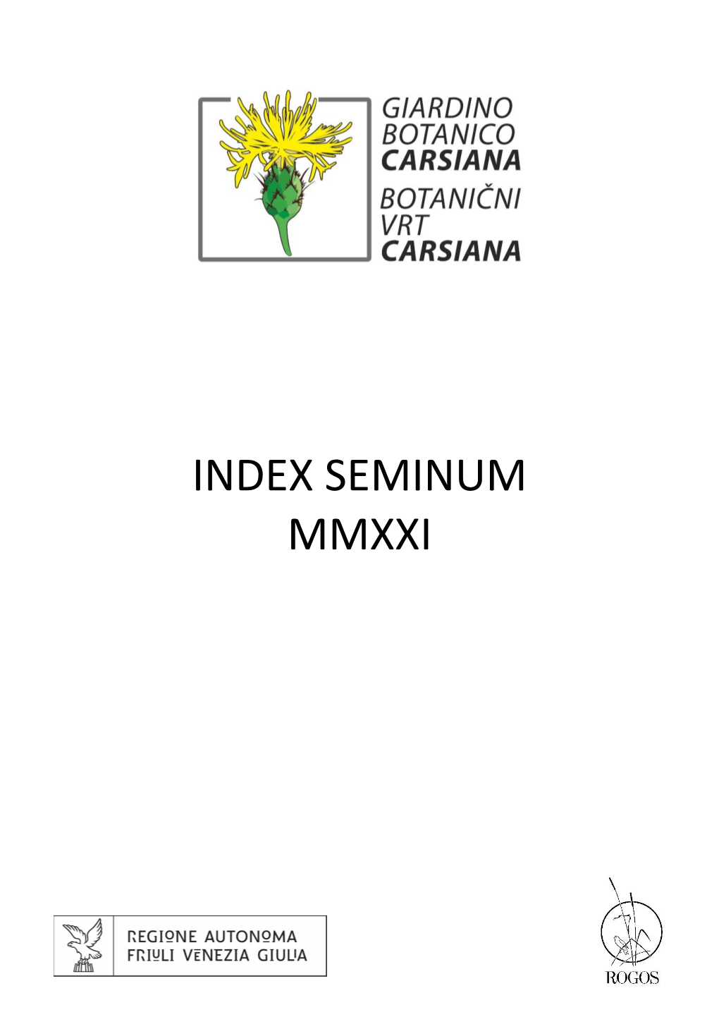 Index Seminum 2021 È on Line Sul Sito: Seminum