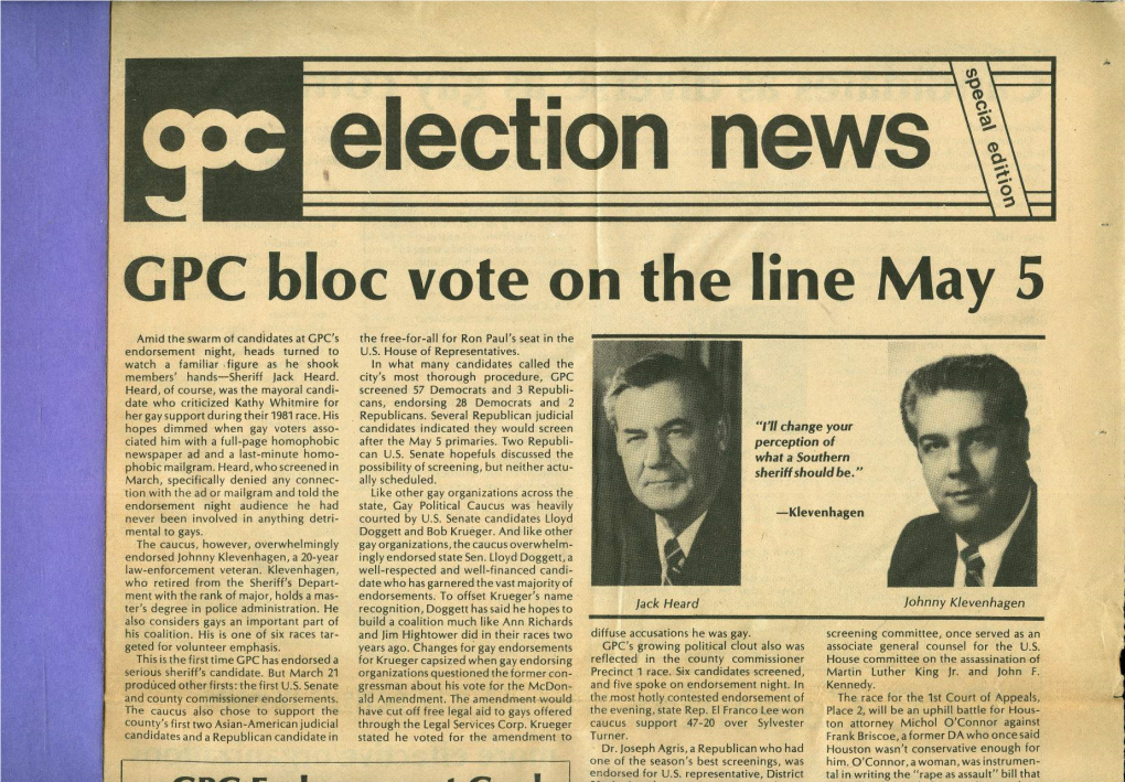 Gpcbloc Vote on the Line Mays