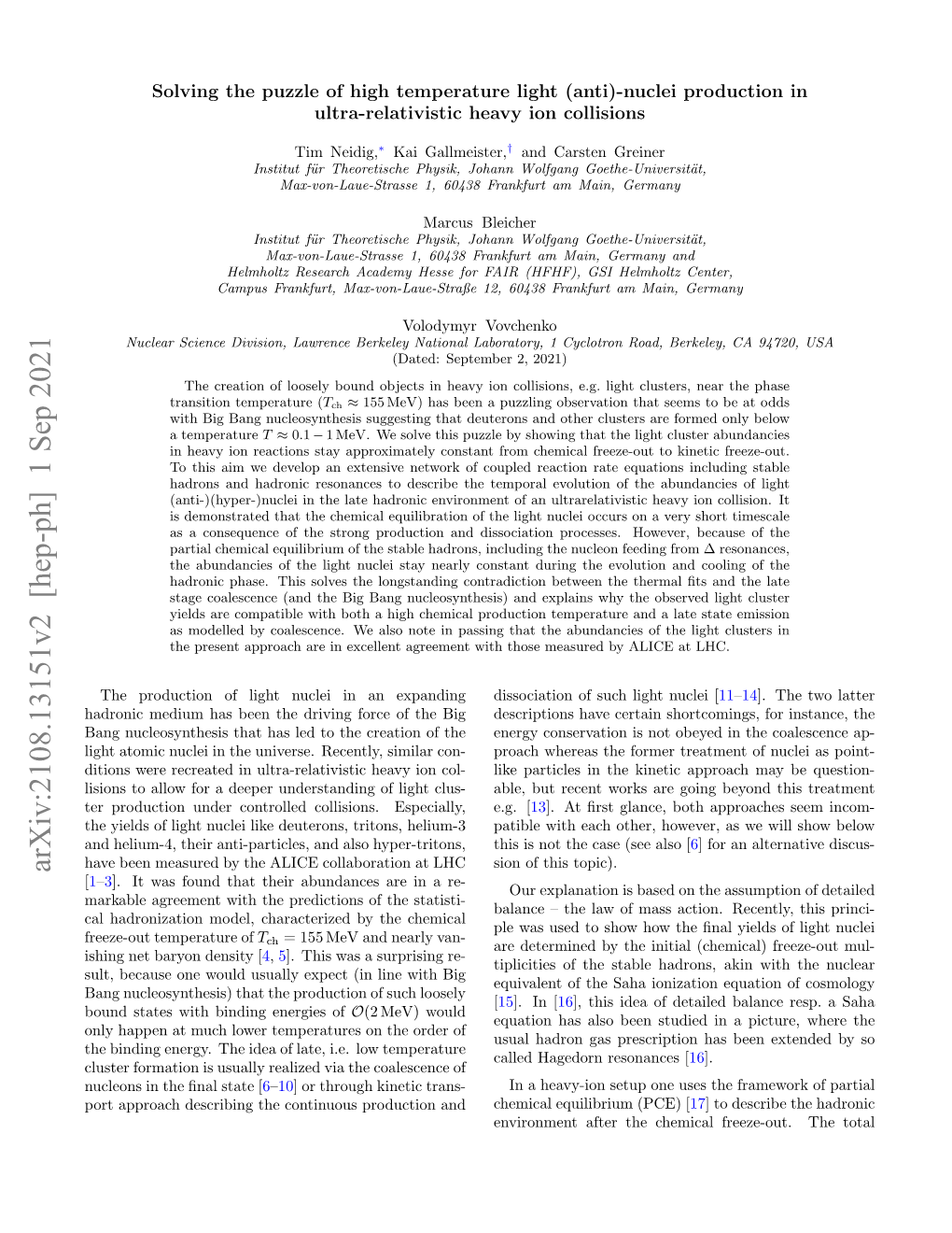 Arxiv:2108.13151V2 [Hep-Ph] 1 Sep 2021 [1–3]