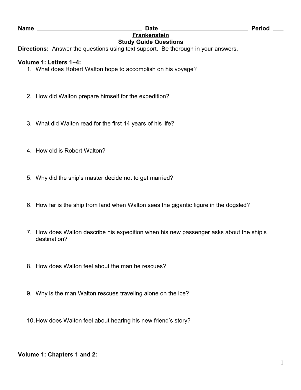 Study Guide Questions s2