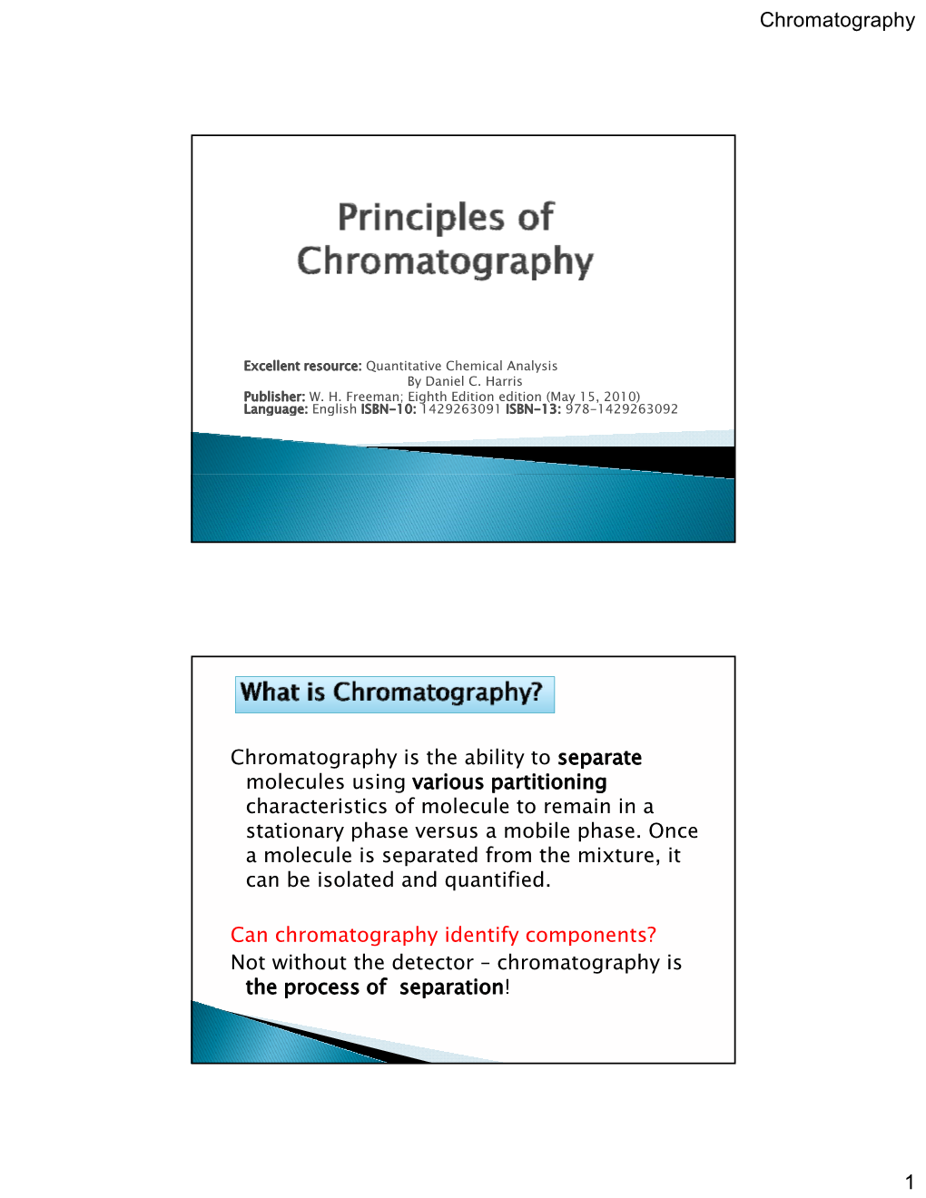 Chromatography