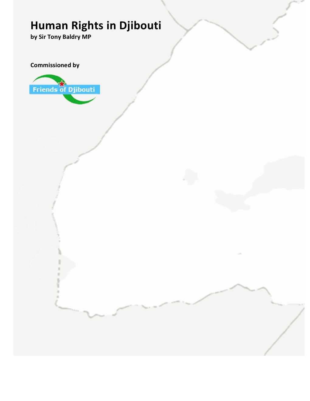 Human Rights in Djibouti by Sir Tony Baldry MP