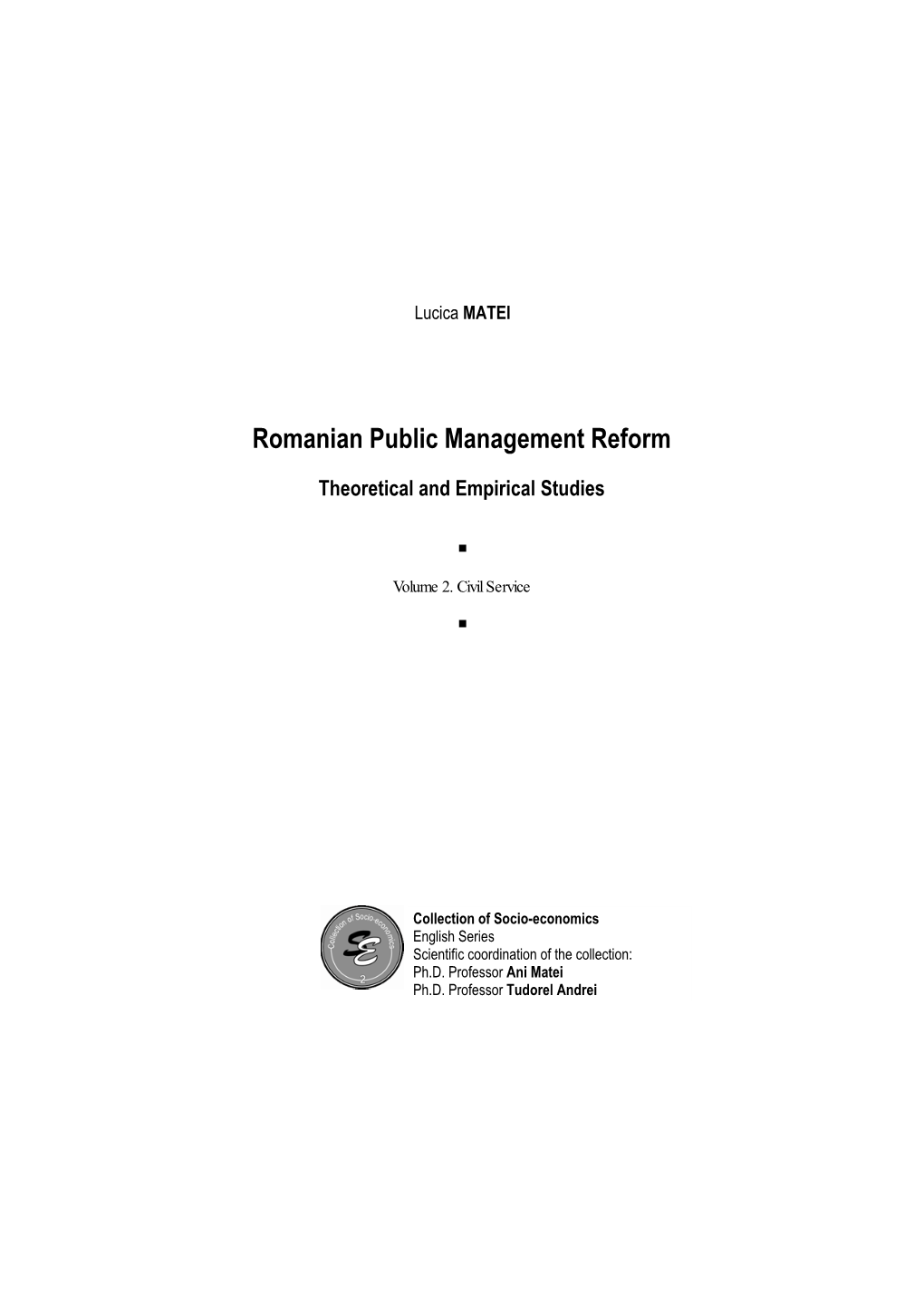 Romanian Public Management Reform