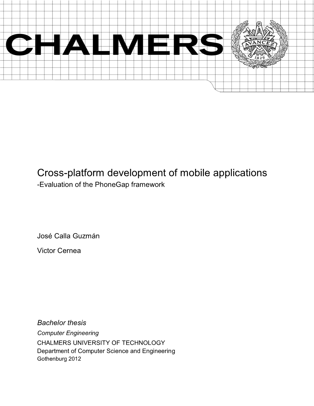 Cross-Platform Development of Mobile Applications -Evaluation of the Phonegap Framework