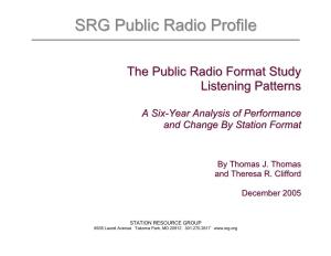 Listening Patterns – 2 About the Study Creating the Format Groups