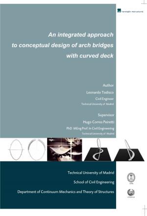 An Integrated Approach to Conceptual Design of Arch Bridges with Curved Deck