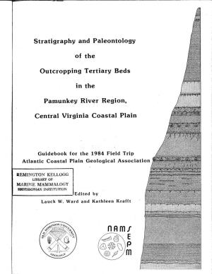 Stratigraphy and Paleontology of the Outcropping Tertiary Beds in The