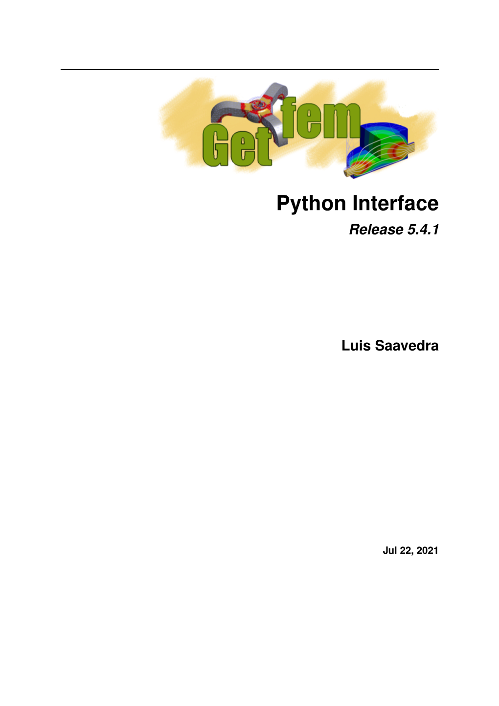 Python Interface Release 5.4.1