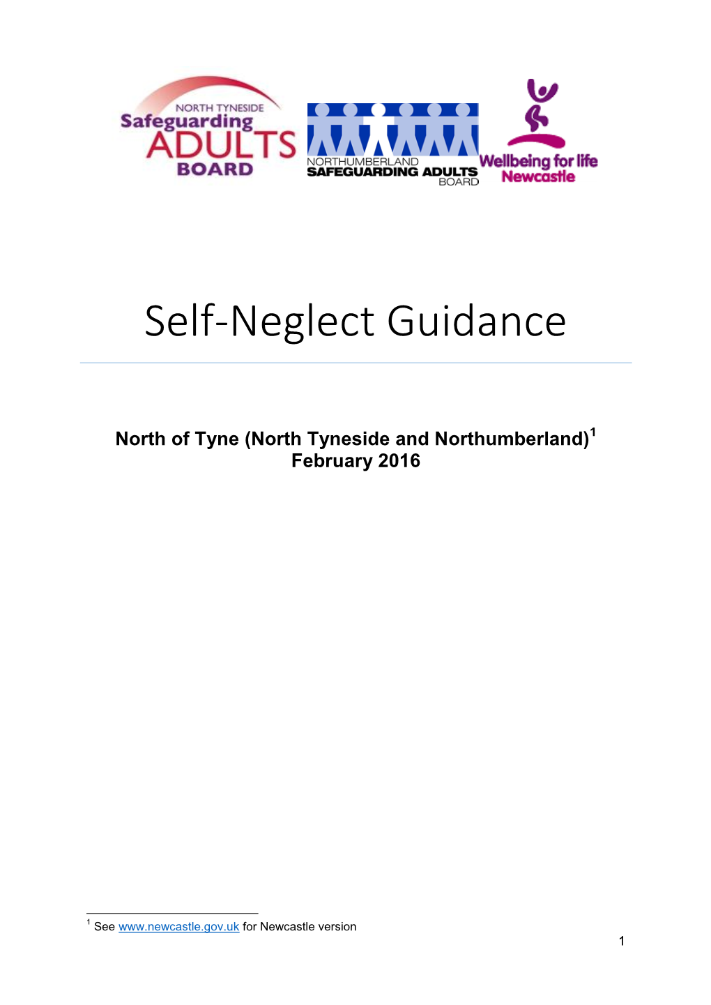 Self-Neglect Guidance