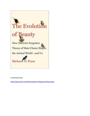 The Evolution of Beauty PDF Summary”