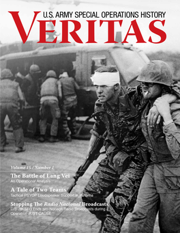 U.S. ARMY SPECIAL OPERATIONS HISTORY Veritas