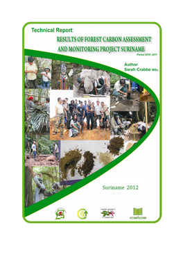 Technical Report: Results of Forest Carbon Assessment and Monitoring