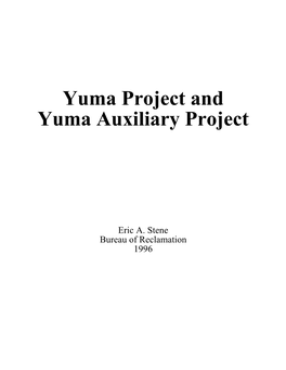 Yuma Project/Yuma Aux. Proj