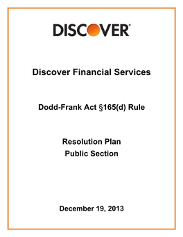 Discover Financial Services